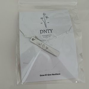 New handmade silver necklace